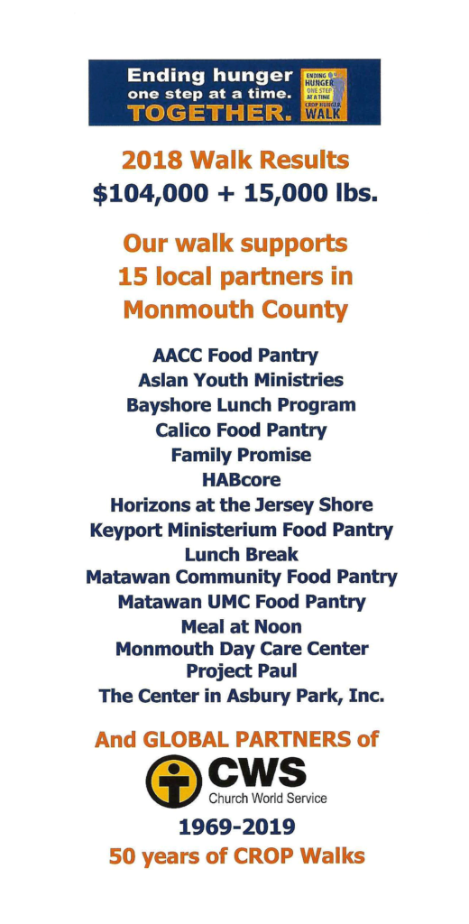 2019-BROCHURE-A | The United Methodist Church of Red Bank - Red Bank, NJ #
