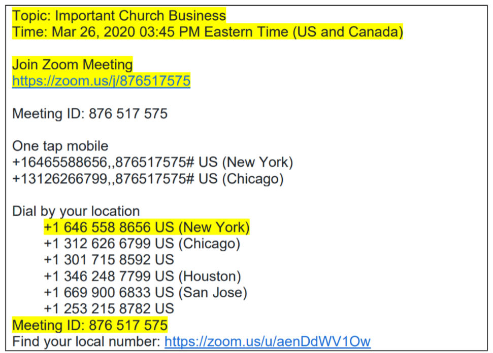 Zoom Invitation 2 | The United Methodist Church of Red Bank - Red Bank, NJ #