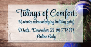 Blue Christmas | The United Methodist Church of Red Bank Red Bank NJ