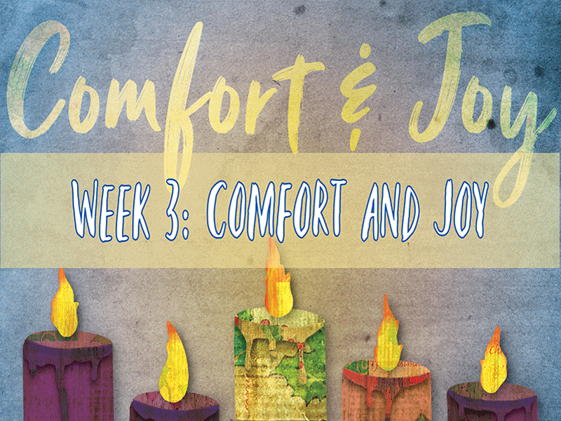 Elizabeth and Zechariah have long had the shame of being childless heaped upon them. When an Angel of the LORD appears to Zechariah, God's promise of a child changes their mourning into dancing. Truly tidings of comfort and joy.