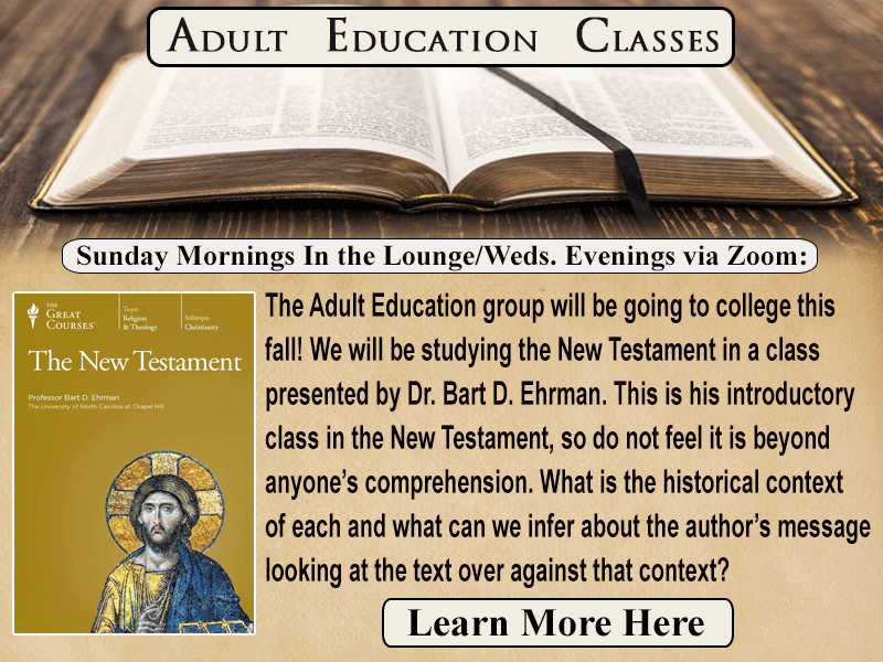 Current Adult Education Programs at UMC Red Bank #